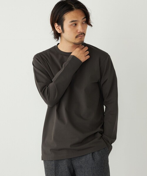 SHIPS Colors:〈UVカット・速乾〉AVANT(R) 3D ロングスリーブ ビズT