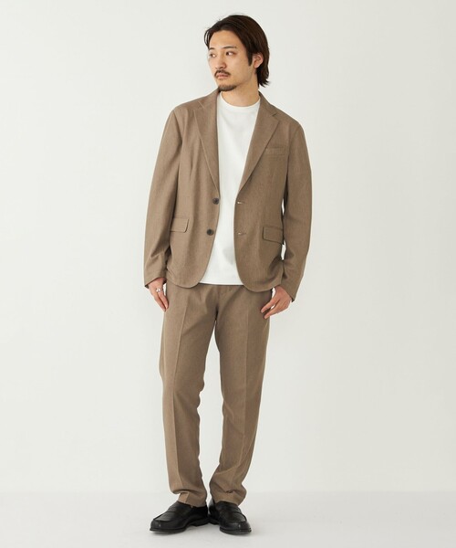 SHIPS Colors（シップス カラーズ）の「〈速乾・UVカット〉AVANT(R) 3D ロングスリーブ ビズT◇（Tシャツ/カットソー・メンズ・ライトグレー/ダークグレー/ベージュ/オフホワイト/ブラック/ベージュ系/ネイビー・SMALL/MEDIUM/LARGE/X-LARGE）」の18枚目の写真