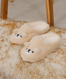 emesuelee（エメスーリー）の「ふわふわモフモフ いぬスリッパ プードル シュナウザー 柴犬（ルームシューズ/スリッパ）」
