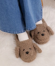 emesuelee（エメスーリー）の「いぬスリッパ プードル シュナウザー 柴犬（ルームシューズ/スリッパ）」