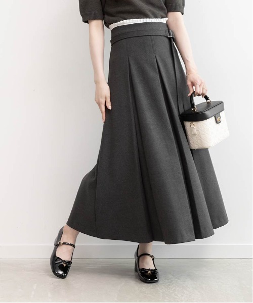 RANDA(ランダ)の「2WAY ウエストフリルデザインスカート(スカート・レディース・グレー/ブラウン/ドット・0/1)」の8枚目の写真