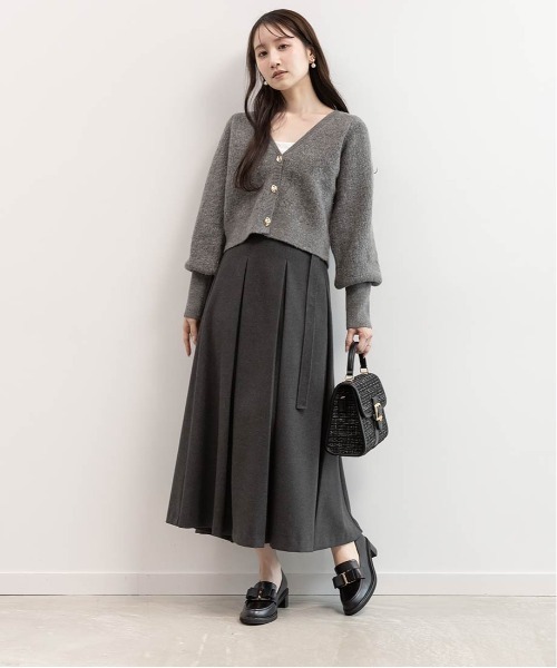 RANDA(ランダ)の「2WAY ウエストフリルデザインスカート(スカート・レディース・グレー/ブラウン/ドット・0/1)」の14枚目の写真