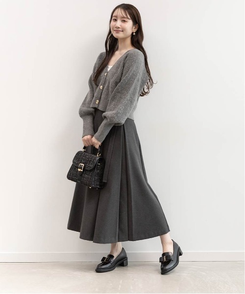 RANDA(ランダ)の「2WAY ウエストフリルデザインスカート(スカート・レディース・グレー/ブラウン/ドット・0/1)」の15枚目の写真