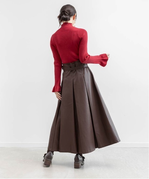 RANDA(ランダ)の「2WAY ウエストフリルデザインスカート(スカート・レディース・グレー/ブラウン/ドット・0/1)」の18枚目の写真