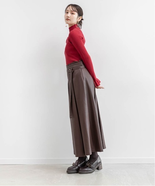 RANDA(ランダ)の「2WAY ウエストフリルデザインスカート(スカート・レディース・グレー/ブラウン/ドット・0/1)」の22枚目の写真