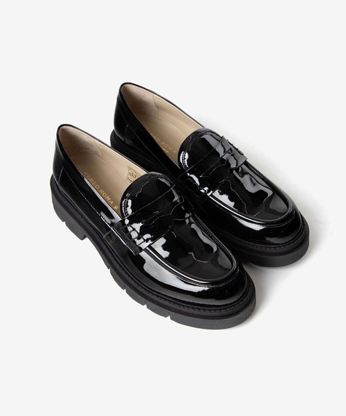 セール】CORSO ROMA 9 OLGA 182 Enamel loafers コルソローマ オルガ