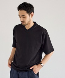 ランダムJQバックハイVネックTシャツ