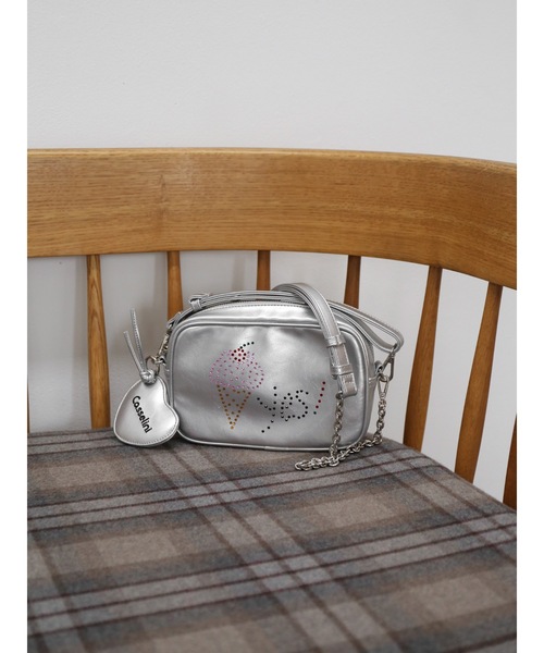 Katrin TOKYO（カトリーントーキョー）の「HOTFIX miniBAG（ショルダーバッグ・レディース・ブラック/シルバー・FREE）」の14枚目の写真