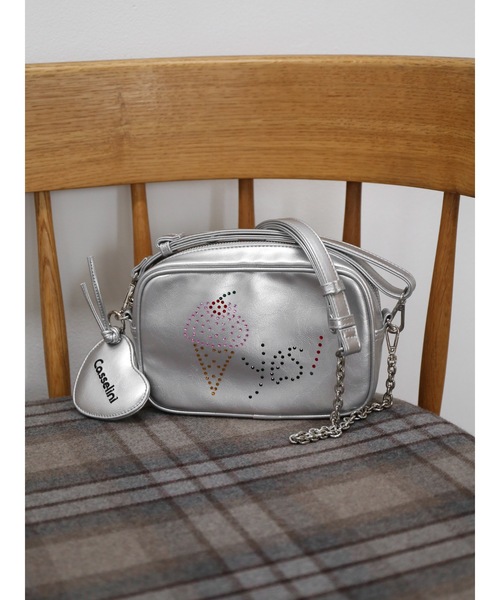 Katrin TOKYO（カトリーントーキョー）の「HOTFIX miniBAG（ショルダーバッグ・レディース・ブラック/シルバー・FREE）」の13枚目の写真