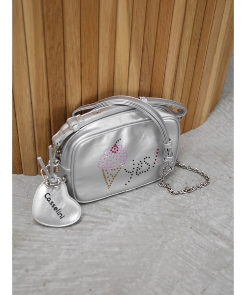 Katrin TOKYO（カトリーントーキョー）の「HOTFIX miniBAG（ショルダーバッグ・レディース・ブラック/シルバー・FREE）」の20枚目の写真