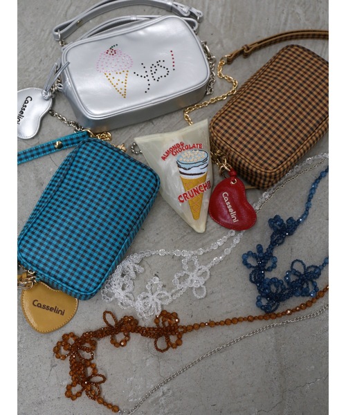 Katrin TOKYO（カトリーントーキョー）の「HOTFIX miniBAG（ショルダーバッグ・レディース・ブラック/シルバー・FREE）」の6枚目の写真