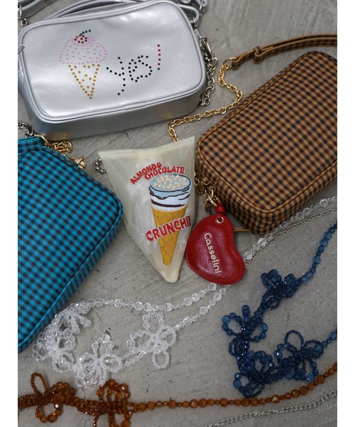 Katrin TOKYO（カトリーントーキョー）の「HOTFIX miniBAG（ショルダーバッグ・レディース・ブラック/シルバー・FREE）」の7枚目の写真