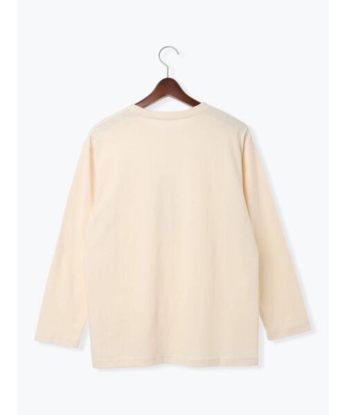 Te chichi（テチチ）の「【Disney】ミッキー/フロッキープリントロンT（Tシャツ/カットソー・レディース・チャコールグレー/ブラウン/ベージュ・F）」の16枚目の写真