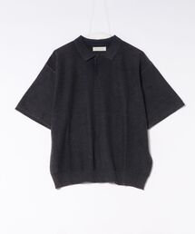 【many men, many minds.】スノーウォッシュニットポロ