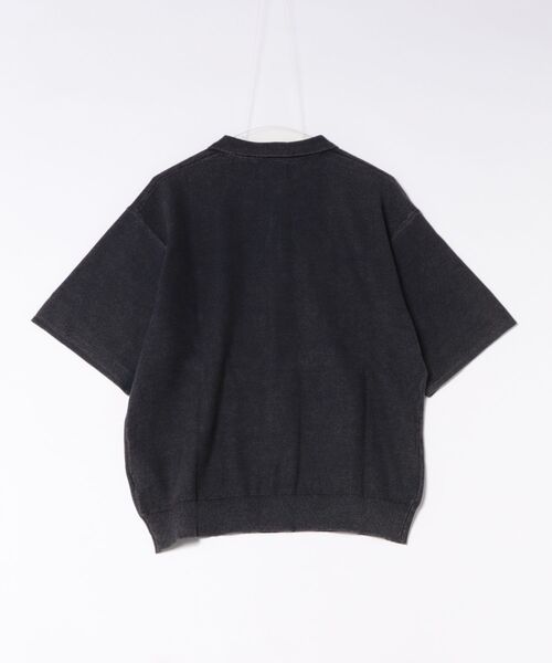 many men many mind(メニーメンメニーマインド)の「【many men, many minds.】スノーウォッシュニットポロ(ポロシャツ・メンズ・ブラック/ネイビー/ベージュ・M/XL/L)」の4枚目の写真