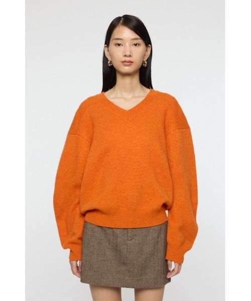 MOUSSY（マウジー）の「DOUBLE SHOULDER V/N セーター（ニット