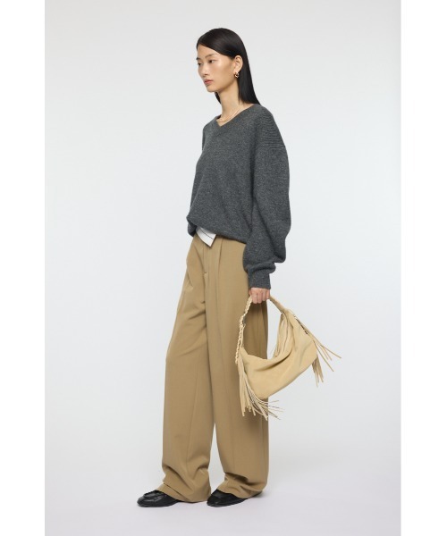 DOUBLE SHOULDER V/N セーター（ニット/セーター）｜MOUSSY（マウジー