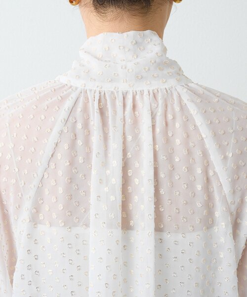 RIVE DROITE（リヴドロワ）の「【上品に華やぐ】フォイルドットボウタイブラウス（シャツ/ブラウス・レディース・ブラウン/オフホワイト・FREE）」の18枚目の写真