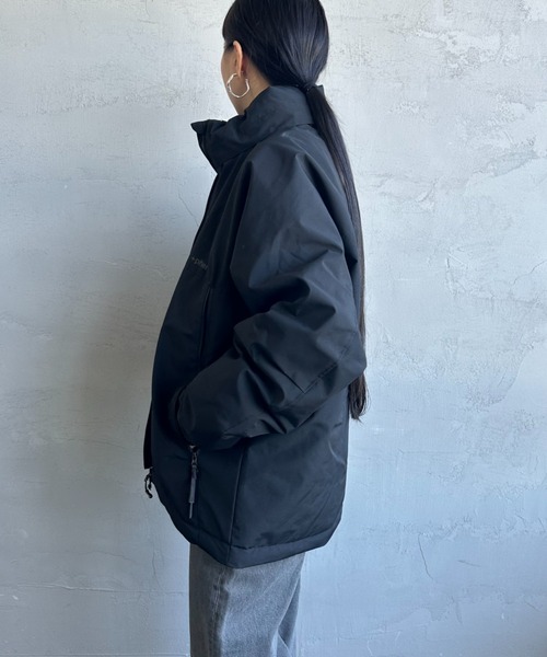 +phenix（プラスフェニックス）の「[＋phenix/プラスフェニックス] 別注 LEVEL7 ダウンジャケット（ダウンジャケット/コート・レディース・カモフラージュ/ブラック・M/L/XL）」の10枚目の写真