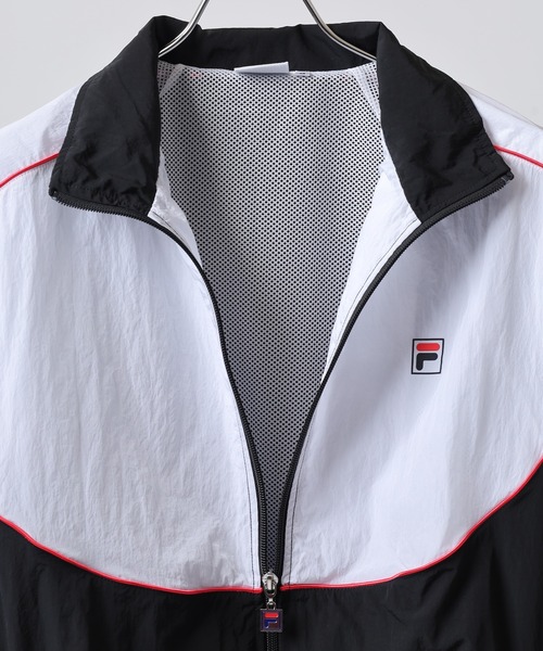 FILA（フィラ）の「FILA LINE TRACK TOP NYLON フィラ ナイロン トラックジャケット（ナイロンジャケット・レディース・ブルー/ブラック/ライトグリーン・L/XL/M）」の14枚目の写真
