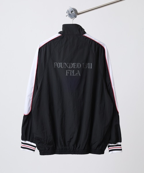 FILA（フィラ）の「FILA LINE TRACK TOP NYLON フィラ ナイロン トラックジャケット（ナイロンジャケット・レディース・ブルー/ブラック/ライトグリーン・L/XL/M）」の16枚目の写真