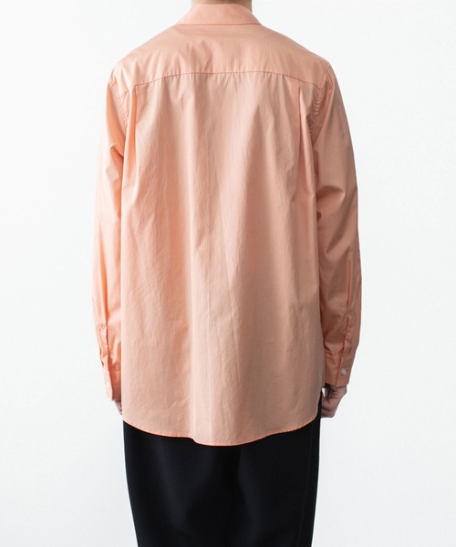ATTACHMENT(アタッチメント)の「140/2 ギザブロード L/S SHIRT / 140/2 GIZA BROAD L/S SHIRT(シャツ/ブラウス・メンズ・ライトオレンジ系/ブラック/ホワイト・2/1/3)」の20枚目の写真
