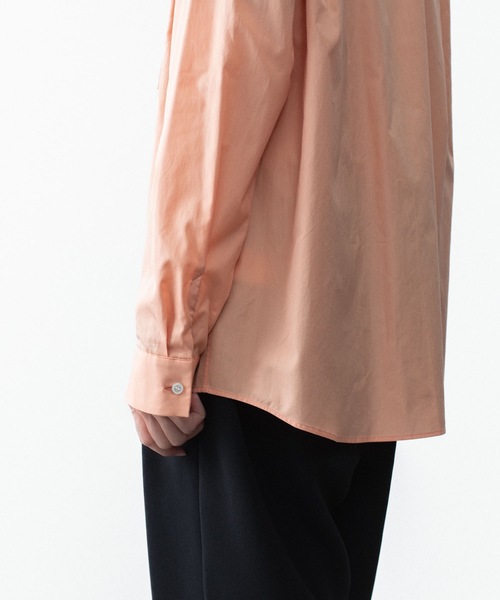 ATTACHMENT(アタッチメント)の「140/2 ギザブロード L/S SHIRT / 140/2 GIZA BROAD L/S SHIRT(シャツ/ブラウス・メンズ・ライトオレンジ系/ブラック/ホワイト・2/1/3)」の9枚目の写真