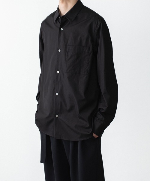 ATTACHMENT(アタッチメント)の「140/2 ギザブロード L/S SHIRT / 140/2 GIZA BROAD L/S SHIRT(シャツ/ブラウス・メンズ・ライトオレンジ系/ブラック/ホワイト・2/1/3)」の12枚目の写真