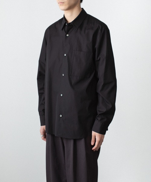 ATTACHMENT（アタッチメント）の「140/2 ギザブロード L/S SHIRT / 140/2 GIZA BROAD L/S SHIRT（シャツ/ブラウス・メンズ・ライトオレンジ系/ブラック/ホワイト・2/1/3）」の10枚目の写真