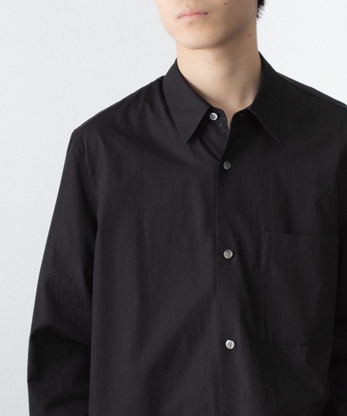 ATTACHMENT（アタッチメント）の「140/2 ギザブロード L/S SHIRT / 140/2 GIZA BROAD L/S SHIRT（シャツ/ブラウス・メンズ・ライトオレンジ系/ブラック/ホワイト・2/1/3）」の13枚目の写真