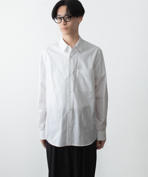 ATTACHMENT（アタッチメント）の「140/2 ギザブロード L/S SHIRT / 140/2 GIZA BROAD L/S SHIRT（シャツ/ブラウス・メンズ・ライトオレンジ系/ブラック/ホワイト・2/1/3）」の17枚目の写真
