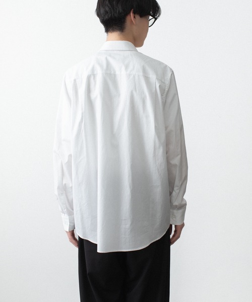 ATTACHMENT（アタッチメント）の「140/2 ギザブロード L/S SHIRT / 140/2 GIZA BROAD L/S SHIRT（シャツ/ブラウス・メンズ・ライトオレンジ系/ブラック/ホワイト・2/1/3）」の21枚目の写真