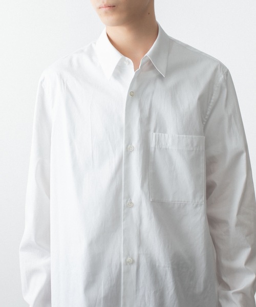 ATTACHMENT（アタッチメント）の「140/2 ギザブロード L/S SHIRT / 140/2 GIZA BROAD L/S SHIRT（シャツ/ブラウス・メンズ・ライトオレンジ系/ブラック/ホワイト・2/1/3）」の22枚目の写真