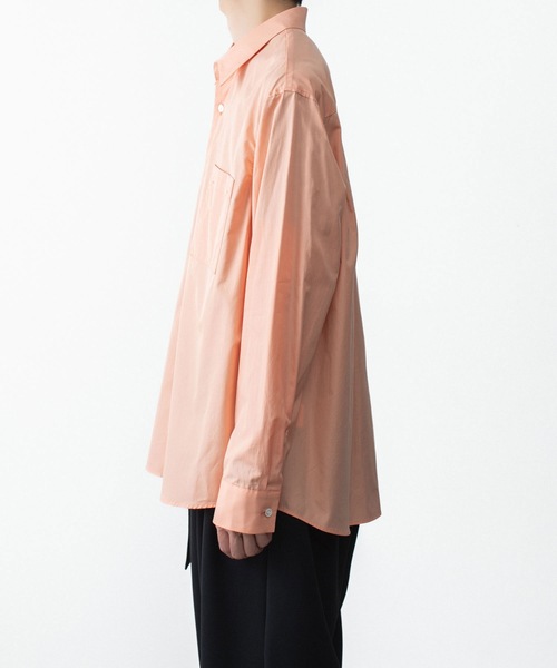 ATTACHMENT(アタッチメント)の「140/2 ギザブロード L/S SHIRT / 140/2 GIZA BROAD L/S SHIRT(シャツ/ブラウス・メンズ・ライトオレンジ系/ブラック/ホワイト・2/1/3)」の21枚目の写真