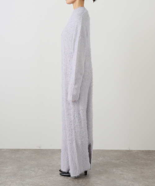 SAYAKADAVIS（サヤカディヴィス）の「SAYAKA DAVIS SHAGGY KNIT DRESS VKT53-WS：ワンピース（ワンピース・レディース・グレー・SMALL）」の8枚目の写真