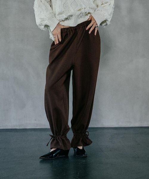 LEPSIM（レプシィム）の「キャンディパンツ　581650（その他パンツ・レディース・チャコールグレー/ブラウン/ブラック・FREE）」の3枚目の写真