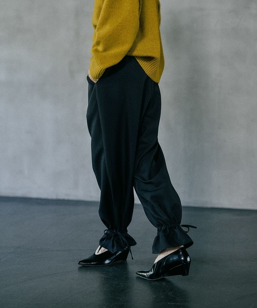 LEPSIM（レプシィム）の「キャンディパンツ　581650（その他パンツ・レディース・チャコールグレー/ブラウン/ブラック・FREE）」の5枚目の写真