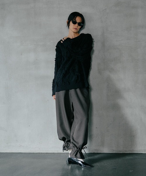 LEPSIM（レプシィム）の「キャンディパンツ　581650（その他パンツ・レディース・チャコールグレー/ブラウン/ブラック・FREE）」の13枚目の写真