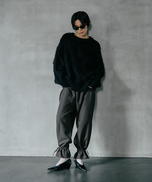 LEPSIM（レプシィム）の「キャンディパンツ　581650（その他パンツ・レディース・チャコールグレー/ブラウン/ブラック・FREE）」の14枚目の写真