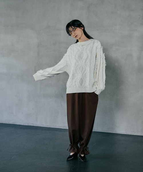 LEPSIM（レプシィム）の「キャンディパンツ　581650（その他パンツ・レディース・チャコールグレー/ブラウン/ブラック・FREE）」の21枚目の写真