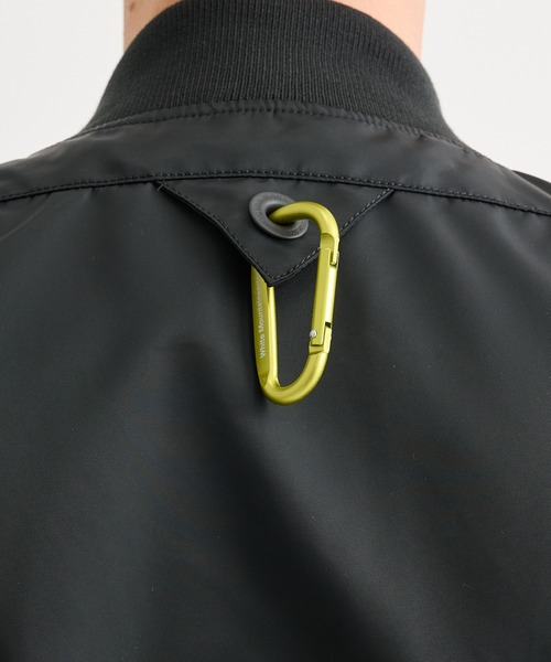 WHITE MOUNTAINEERING（ホワイトマウンテニアリング）の「【White Mountaineering / ホワイトマウンテニアリング】WM×ALPHA INDUSTRIES MA-1 JKT（MA-1・メンズ・ブラック・M/S/XL/L）」の9枚目の写真