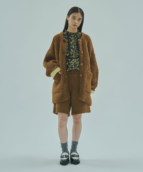 ROSE BUD（ローズバッド）の「FLOWER PRINT BLOUSE（シャツ/ブラウス・レディース・ブラック/ブラウン・ONE SIZE）」の17枚目の写真