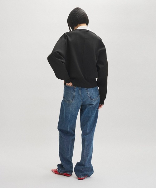 WEB限定】・【サステナブル】カラー付きカーディガン（カーディガン