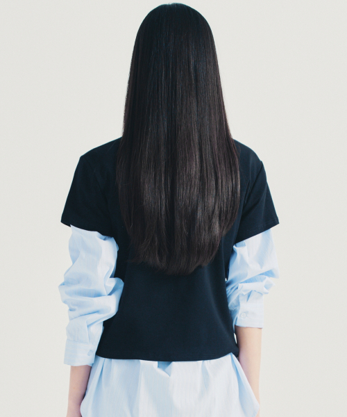 NICK&NICOLE(ニックアンドニコール)の「BUTTERFLY TWINS GRAPHIC TOP_BLACK(Tシャツ/カットソー・レディース・ブラック・FREE)」の3枚目の写真