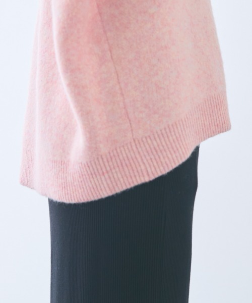 高身長 MOKUMOKOクルーネックニットトップス（トールサイズ）（ニット