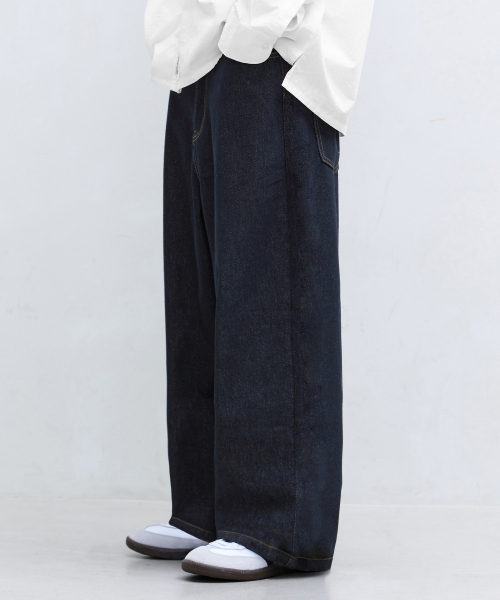 F.ILLUMINATE(フィルミネイト)の「ステッチポイントデニムパンツ-インディゴ(デニムパンツ・レディース・その他・SMALL/MEDIUM/LARGE)」の1枚目の写真