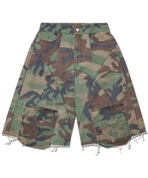 NOMANUAL（NOMANUAL）の「CAMOUFLAGE CARGO SHORTS - CAMOUFLAGE（その他パンツ）」