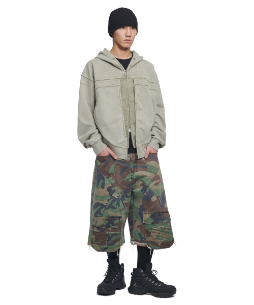 NOMANUAL(NOMANUAL)の「CAMOUFLAGE CARGO SHORTS - CAMOUFLAGE(その他パンツ・レディース・その他・MEDIUM/LARGE/SMALL)」の4枚目の写真