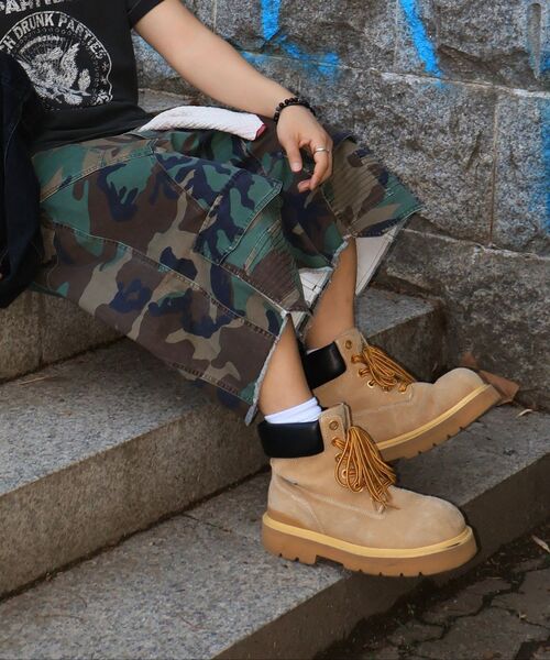 NOMANUAL(NOMANUAL)の「CAMOUFLAGE CARGO SHORTS - CAMOUFLAGE(その他パンツ・レディース・その他・MEDIUM/LARGE/SMALL)」の11枚目の写真
