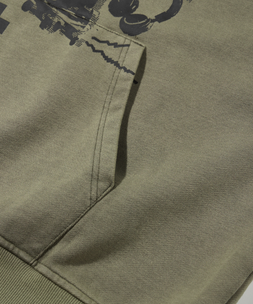 TRILLION（トリリオン）の「スケートボードピグメントグラフィックオーバーフィットフード（KHAKI）（パーカー・レディース・その他・X-LARGE/SMALL/MEDIUM/LARGE）」の9枚目の写真